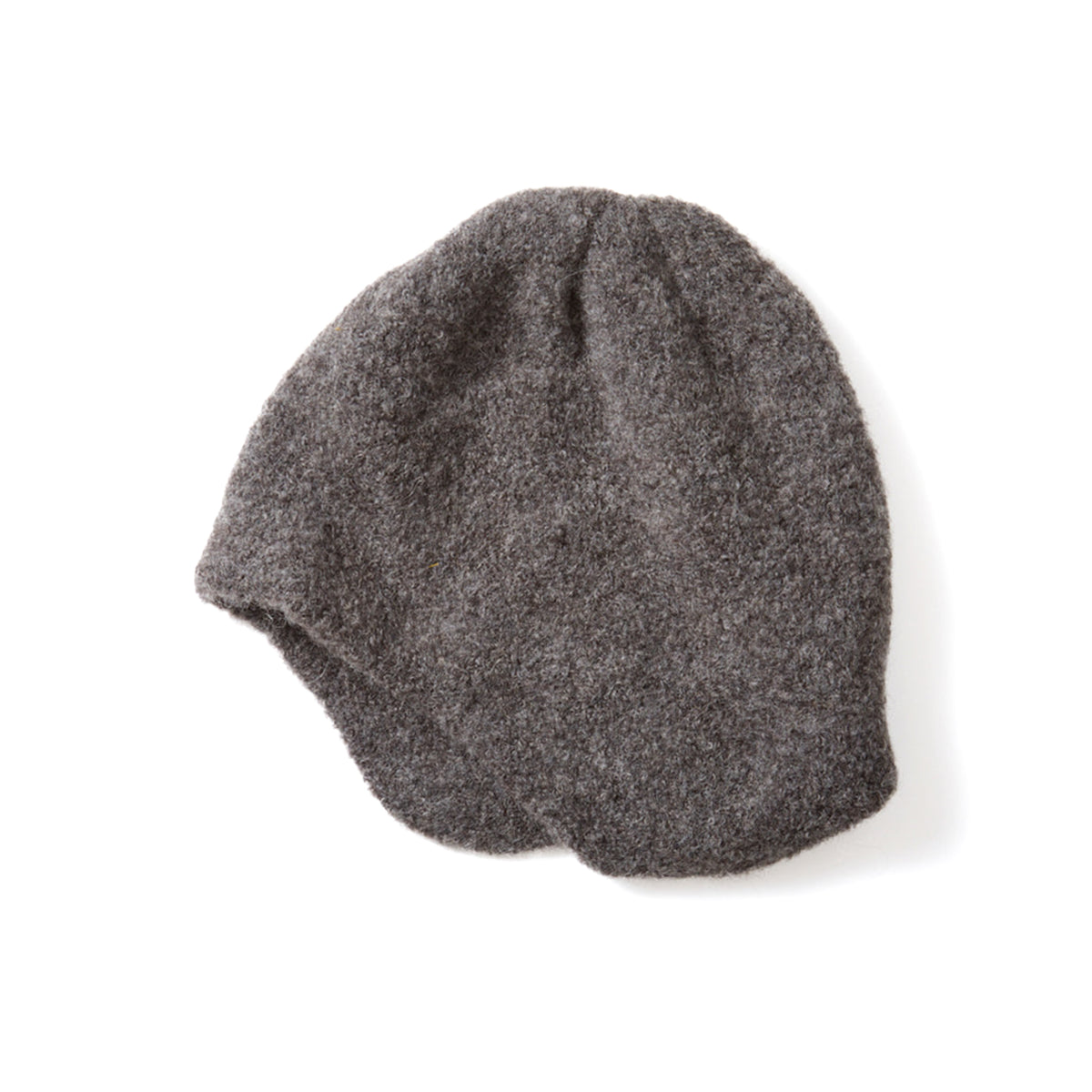 R5151 Alpaca Ear Flap Beanie - Charcoal