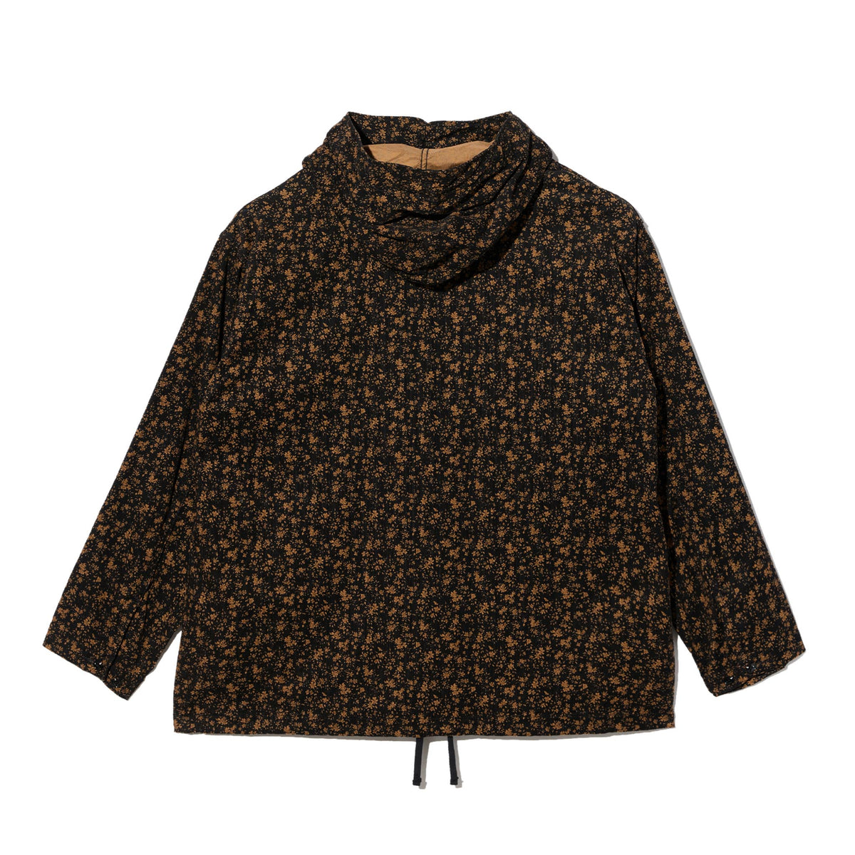 Cagoule Shirt - Black 21W Corduroy Small Floral Print