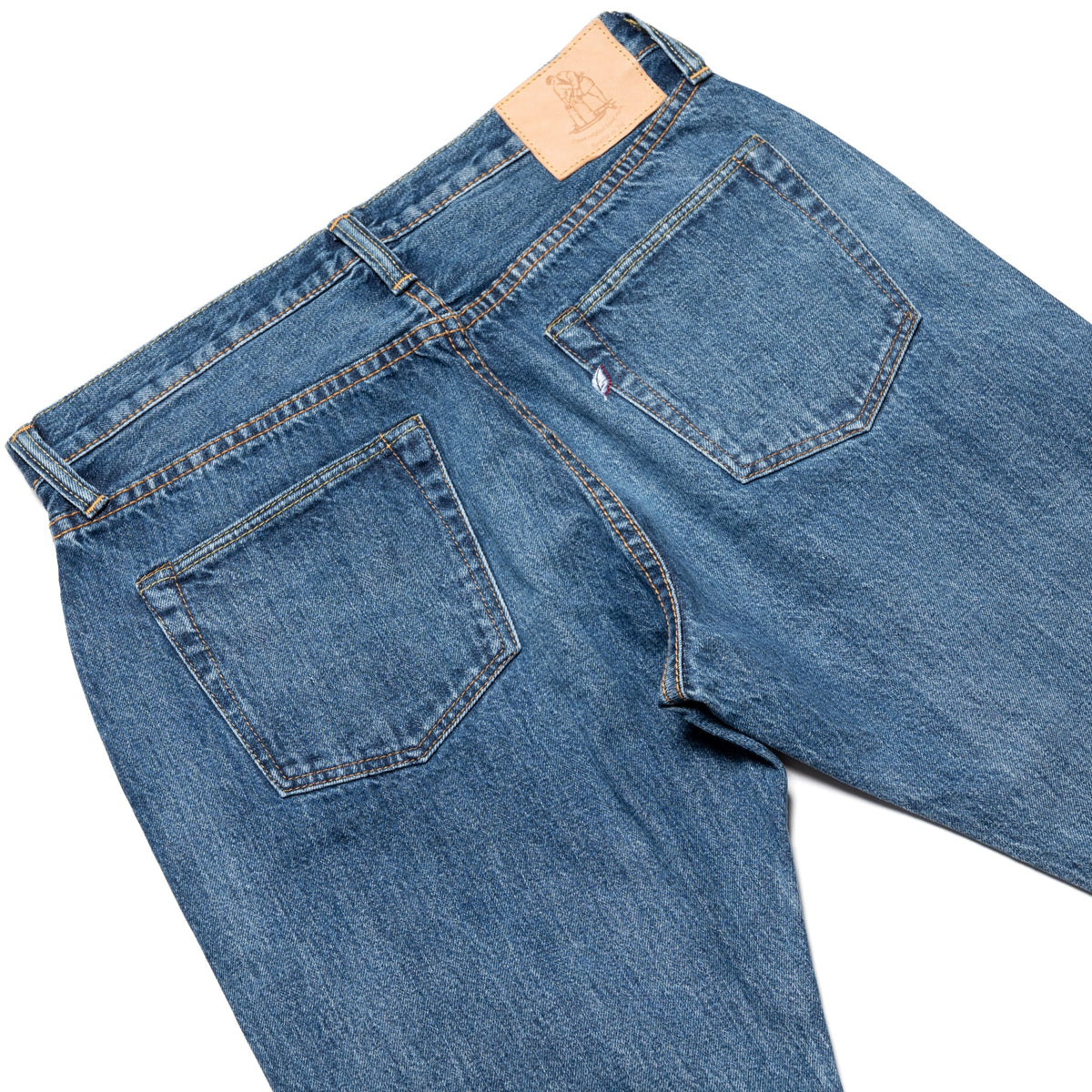 USED-019-ID Relaxed Taper 14oz Selvedge Denim - Used Wash