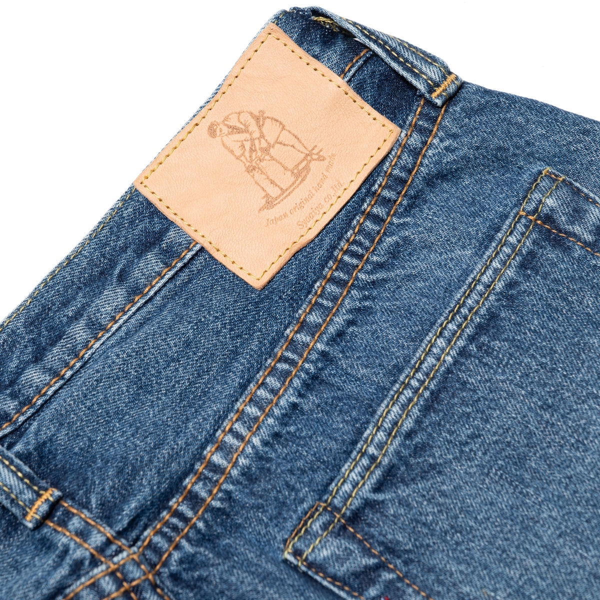 USED-019-ID Relaxed Taper 14oz Selvedge Denim - Used Wash