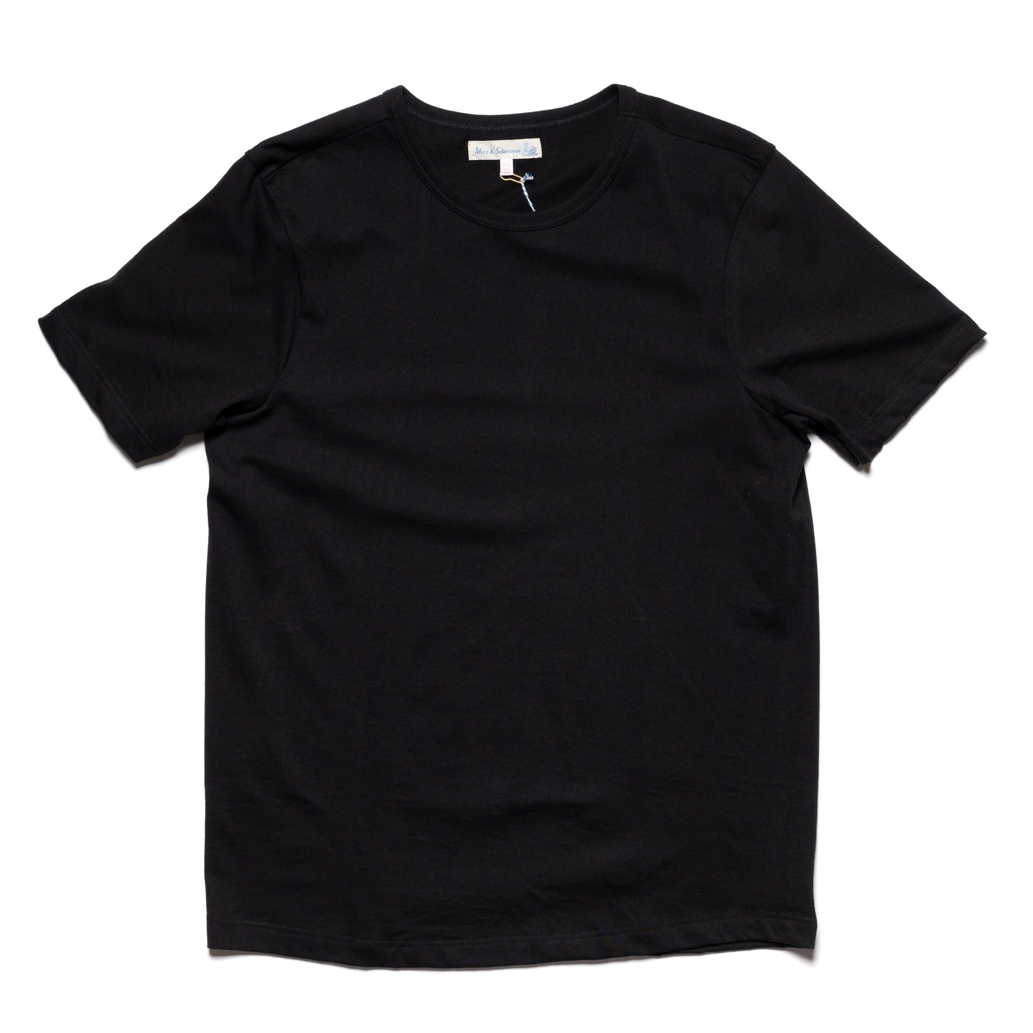 1950s.99 Loopwheeled Classic Fit Lightweight T-Shirt - Deep Black