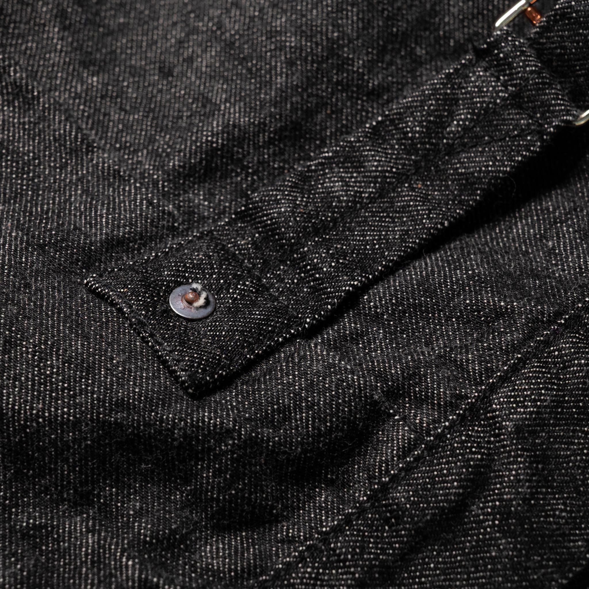 2107BK Type 1 Black Denim Jacket