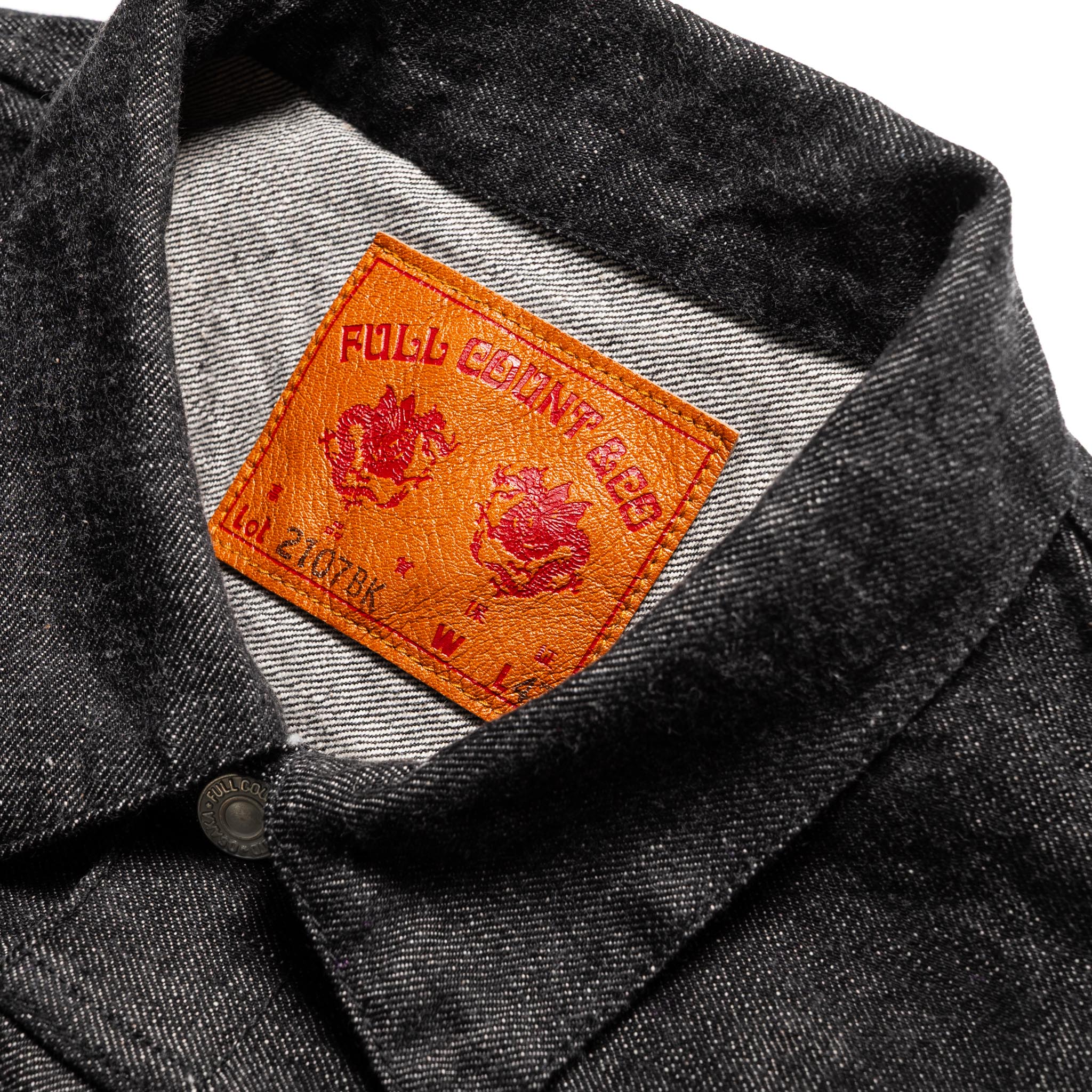 2107BK Type 1 Black Denim Jacket