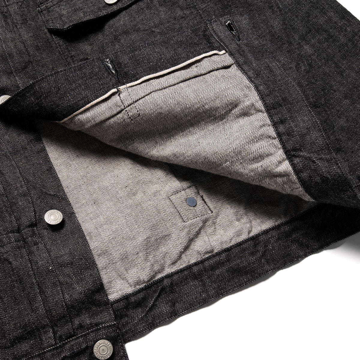 2107BK Type 1 Black Denim Jacket