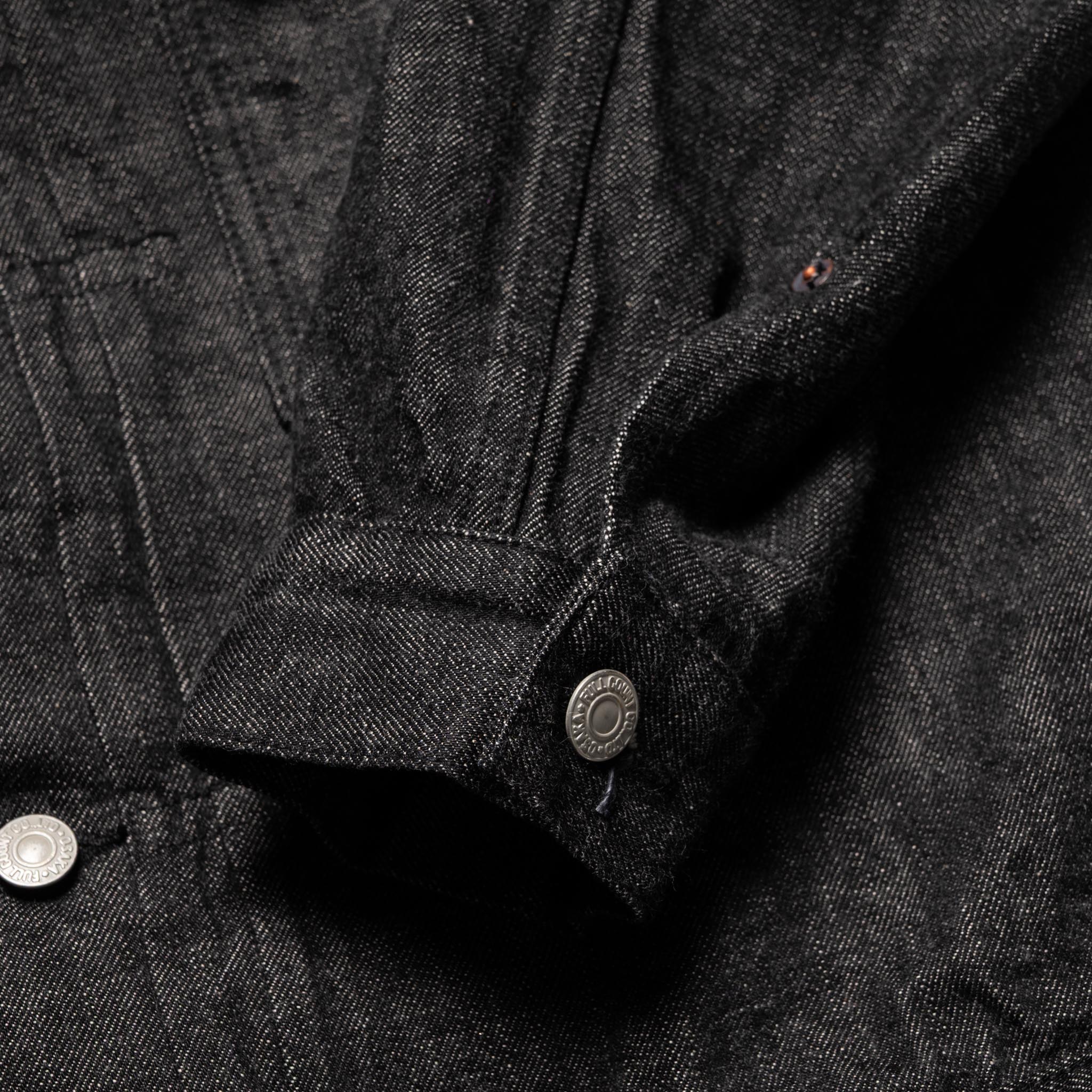 2107BK Type 1 Black Denim Jacket