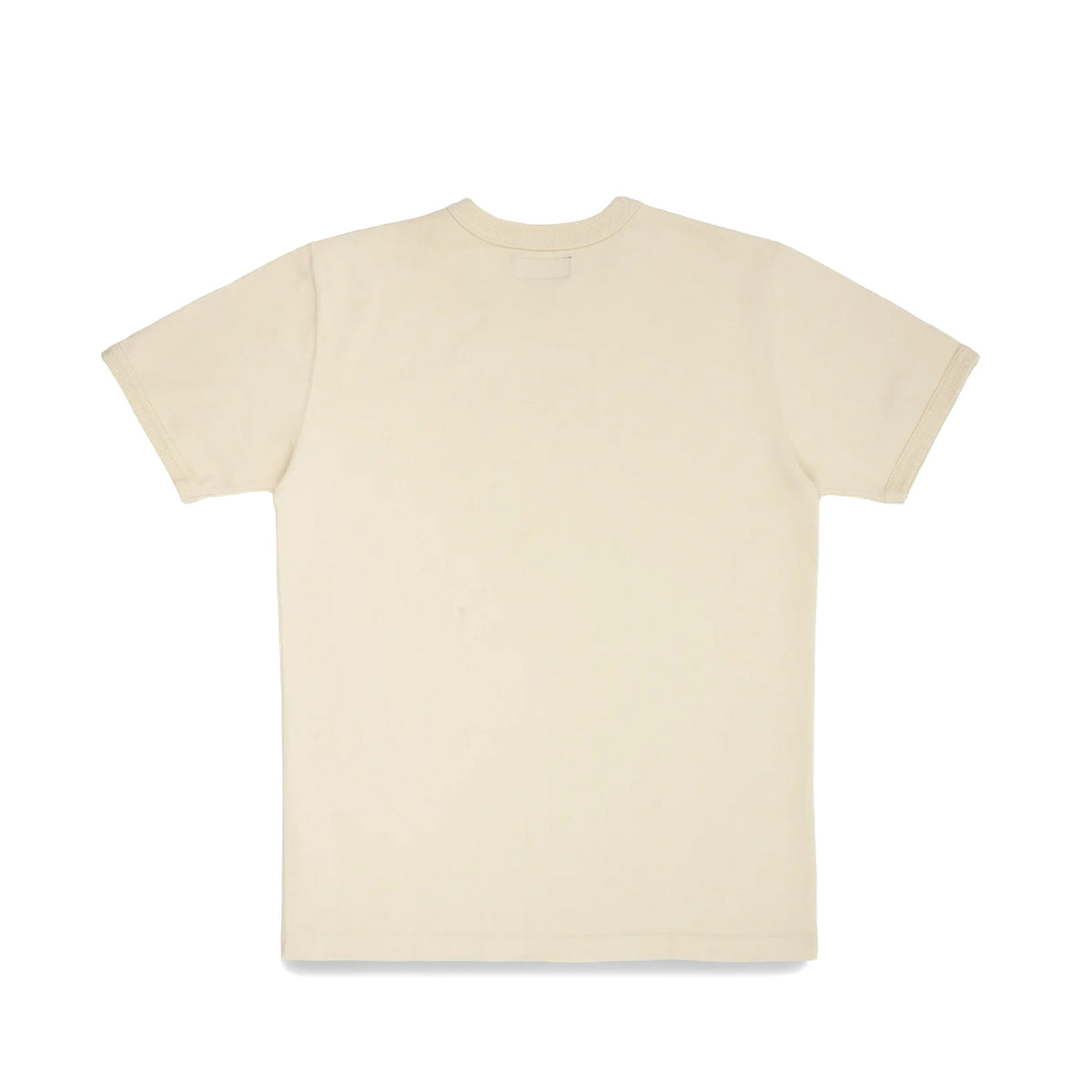 IHT-1600-CRM 11oz Cotton Knit Crew Neck T-Shirt - Cream