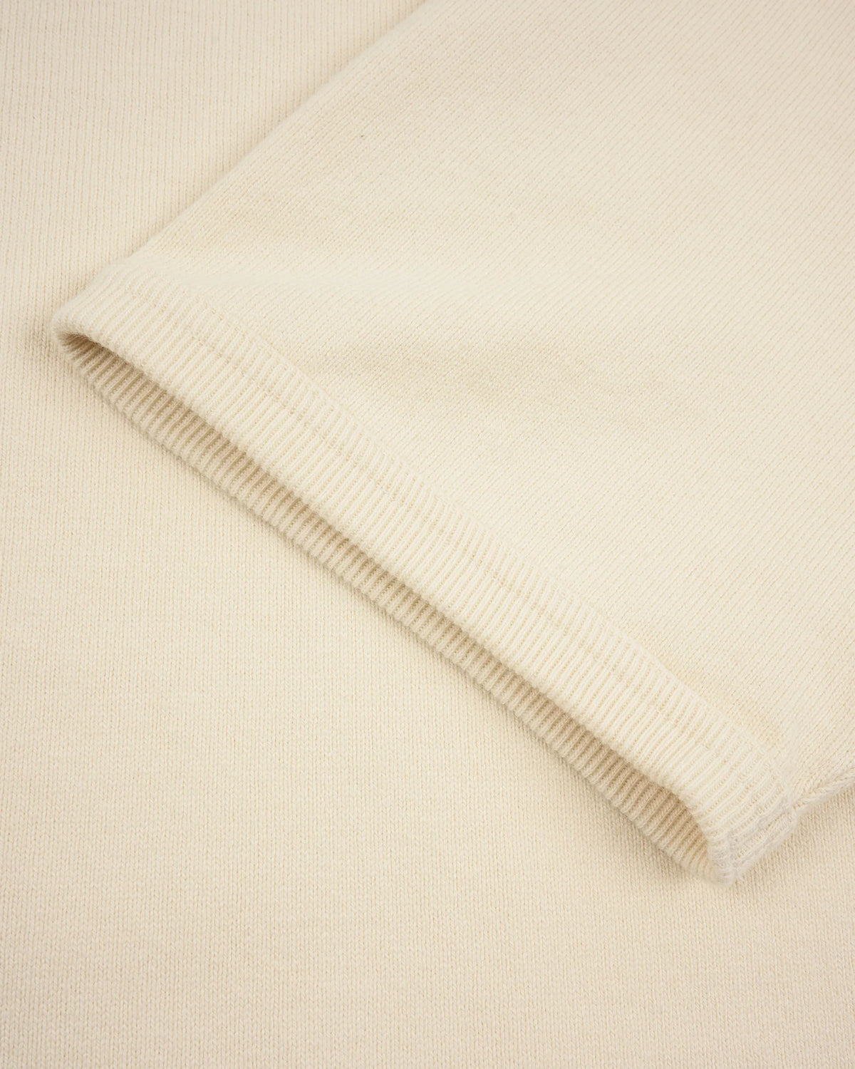 IHT-1600-CRM 11oz Cotton Knit Crew Neck T-Shirt - Cream
