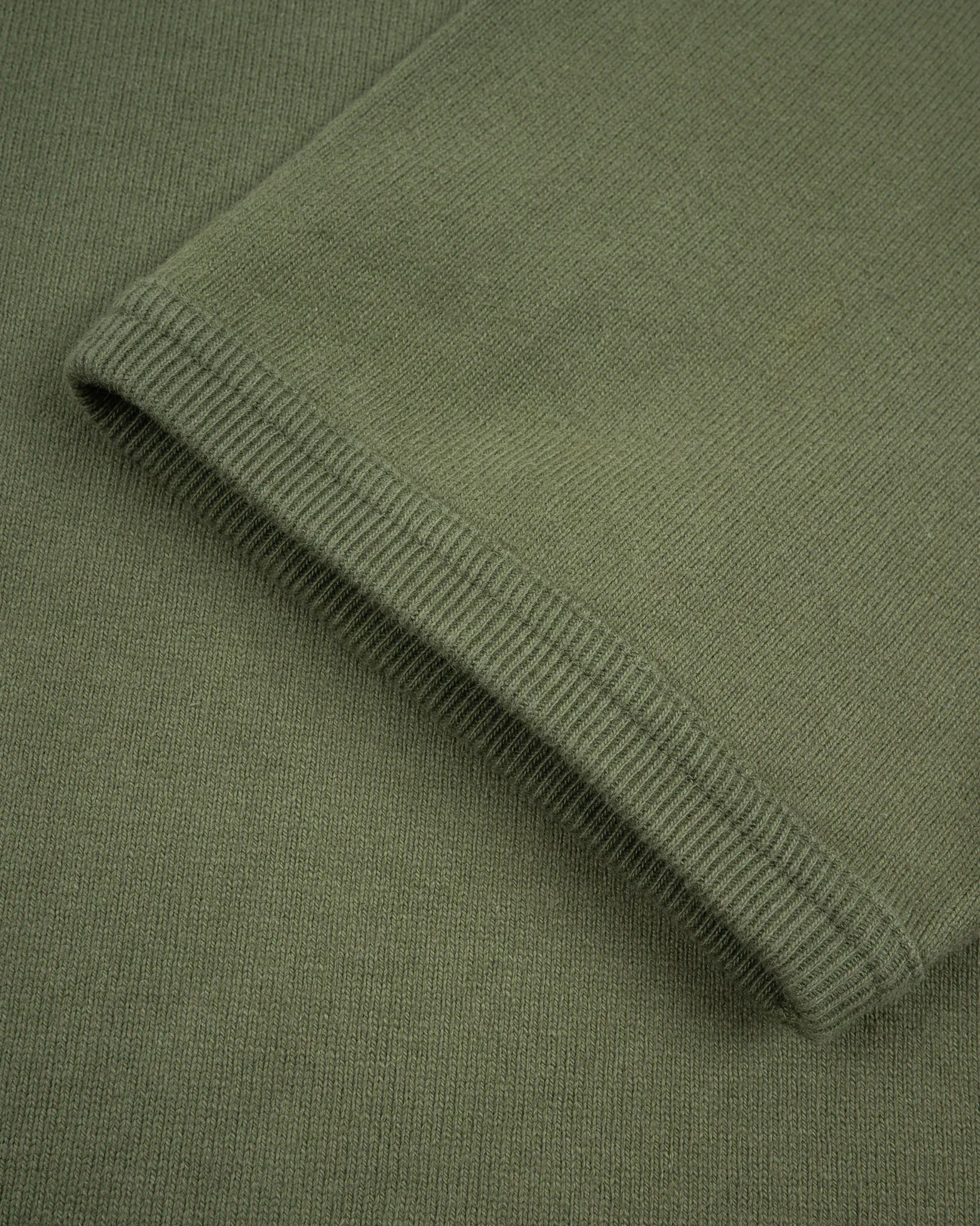 IHT-1600-OLV 11oz Cotton Knit Crew Neck T-Shirt - Olive