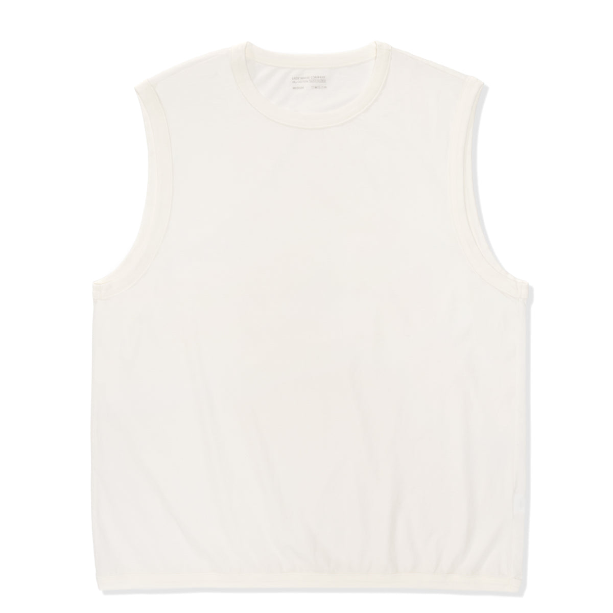 LW-T106-WHT Sleeveless T-Shirt - White
