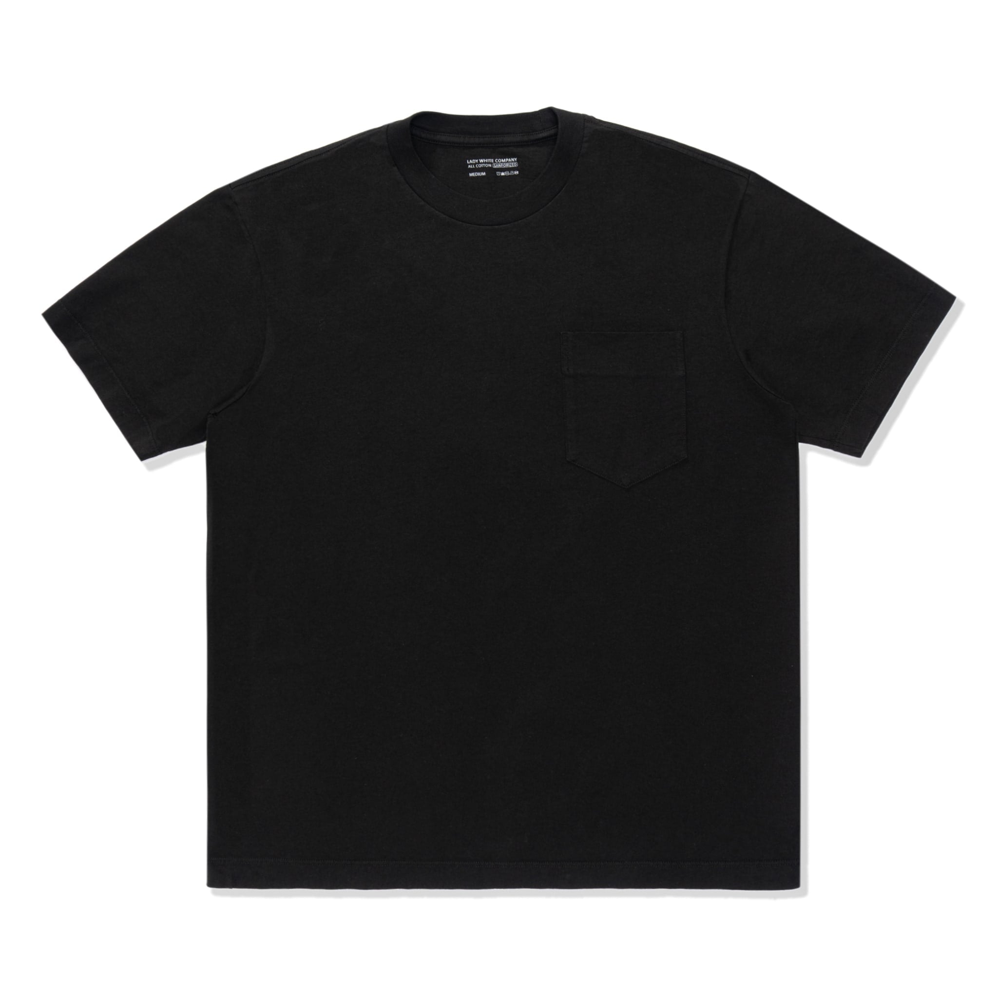 LW-T103-BLK Municipal Pocket T-Shirt - Black