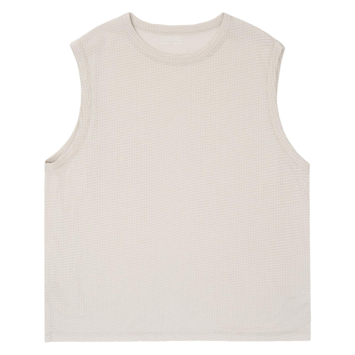 LW-T107 Gauze Sleeveless T-Shirt - Solar Grey