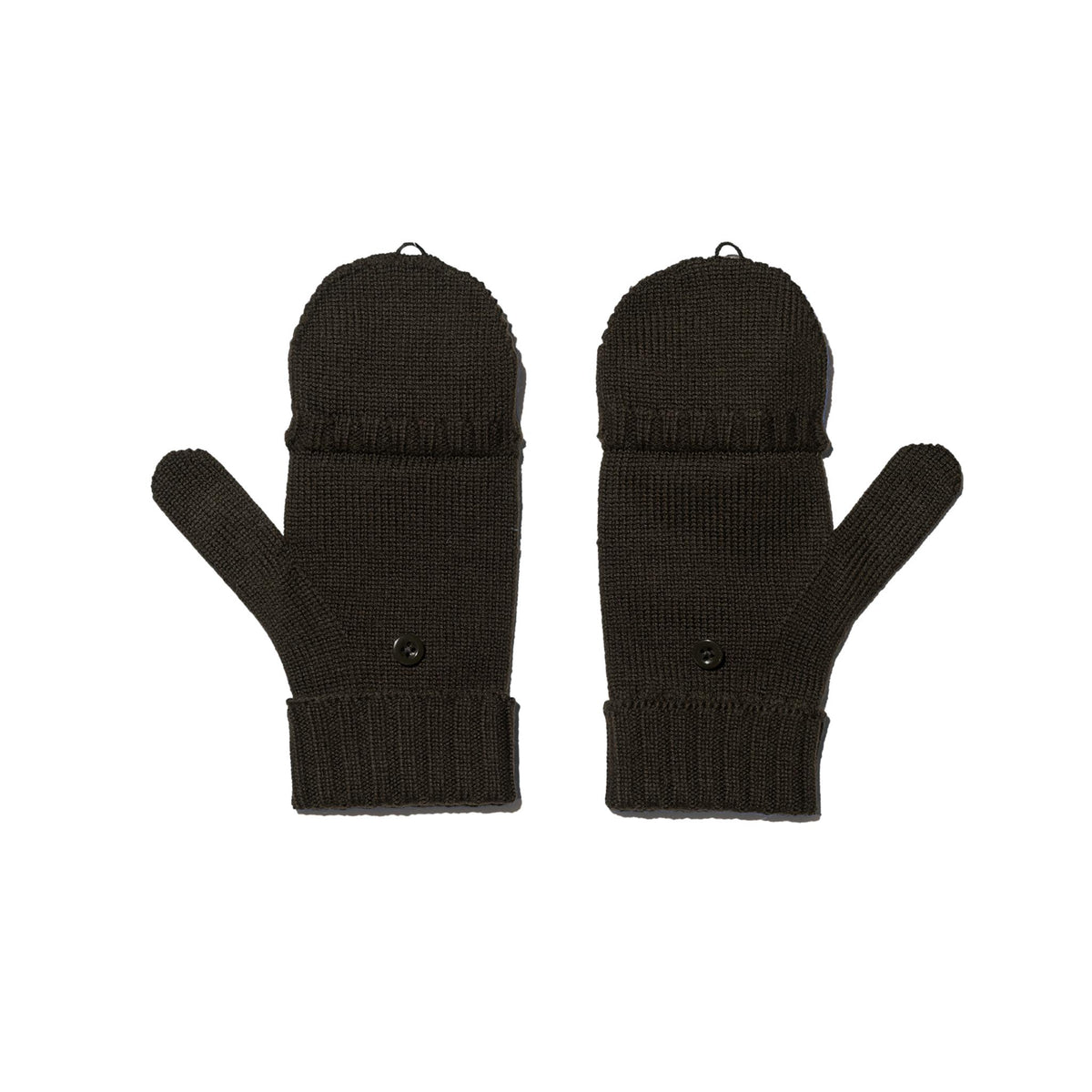 Mitten - Brown Merino Wool