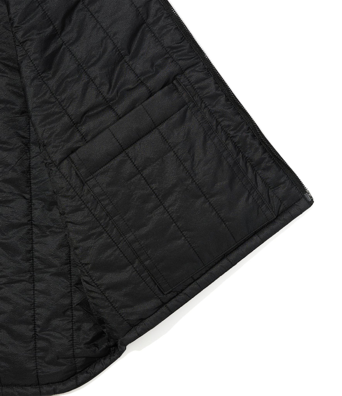 Over Vest - Black Flight Satin Nylon