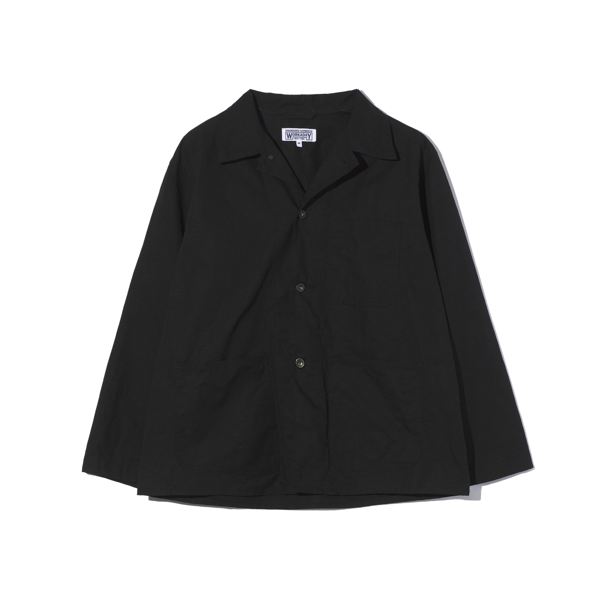 Utility Jacket - Black Cotton Ripstop