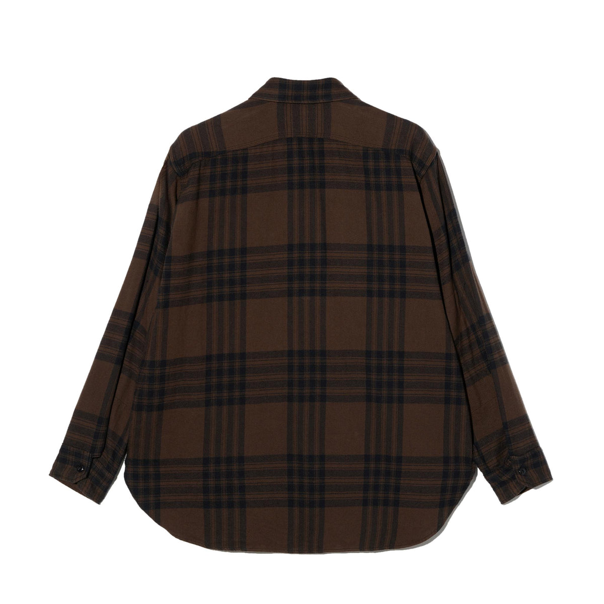 Work Shirt - Brown/Black Cotton Flannel Plaid