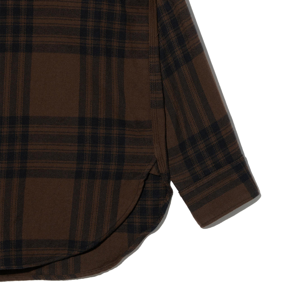 Work Shirt - Brown/Black Cotton Flannel Plaid