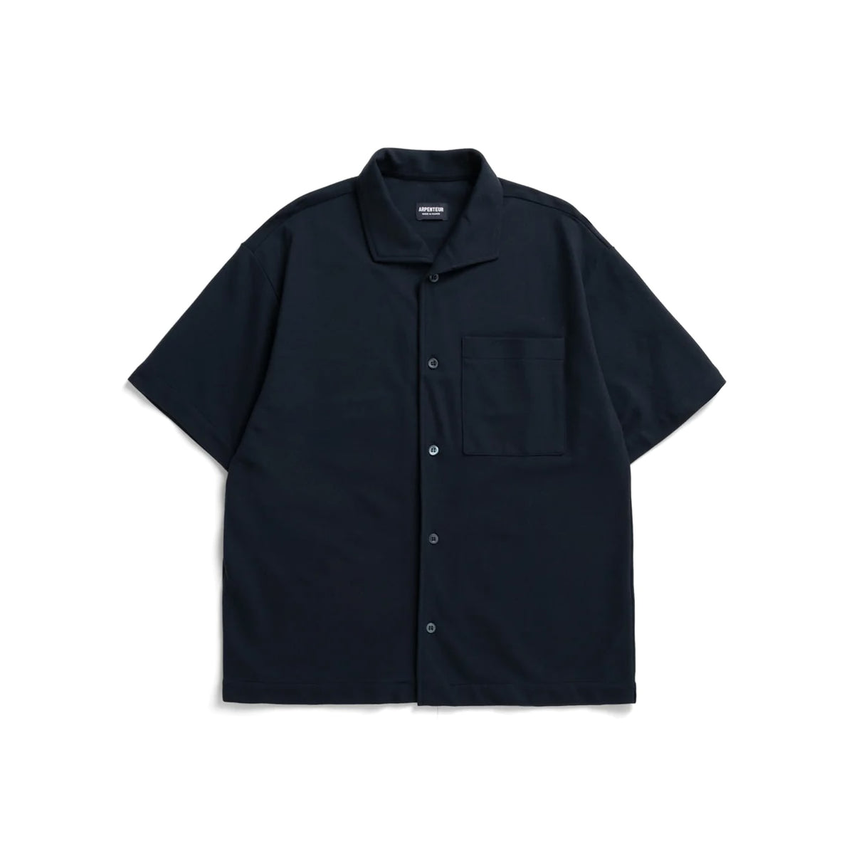 Coral Wide Collar Shirt Rachel Mesh - Midnight