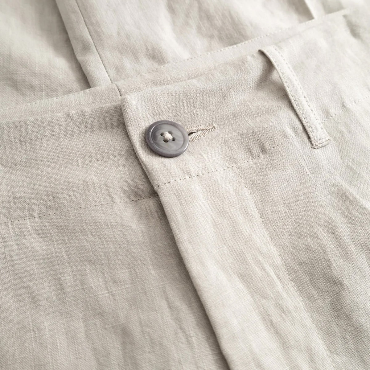Fox P Trousers High Density Linen - Greige