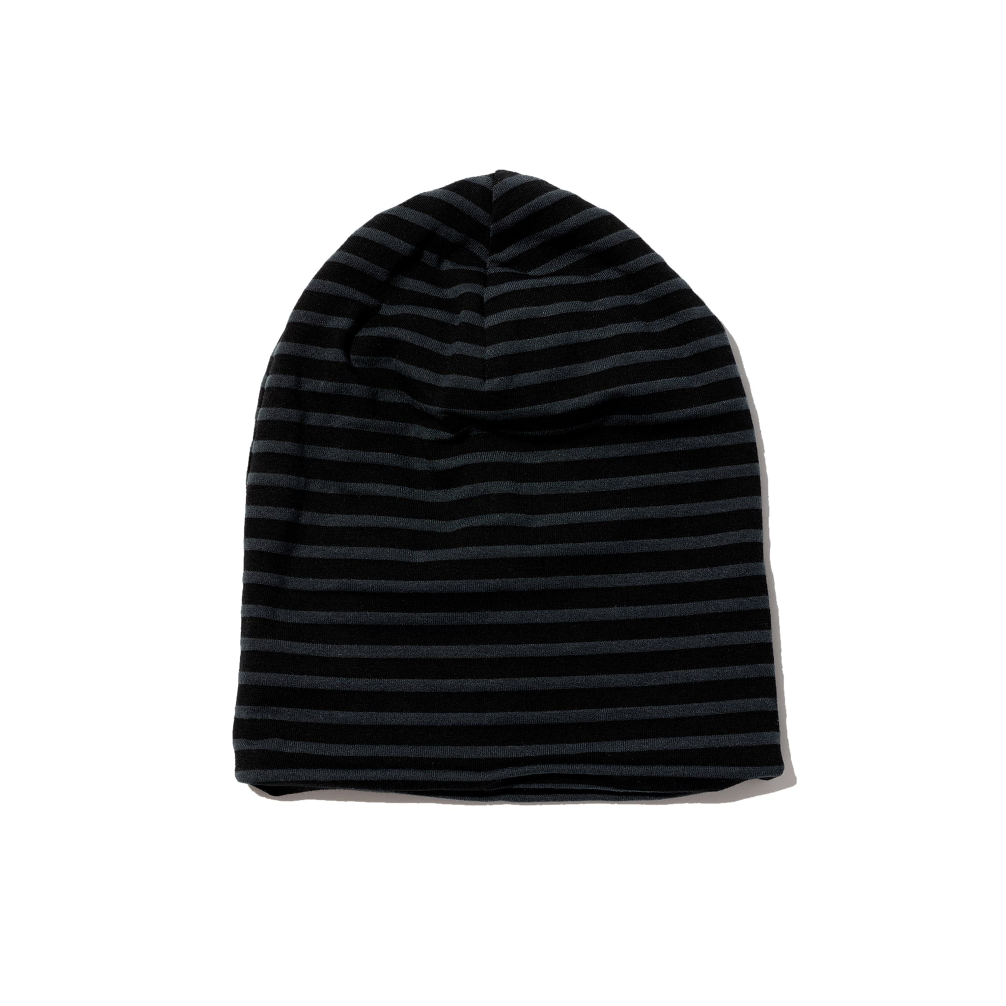 Beanie - Charcoal/Black PC Stripe Jersey
