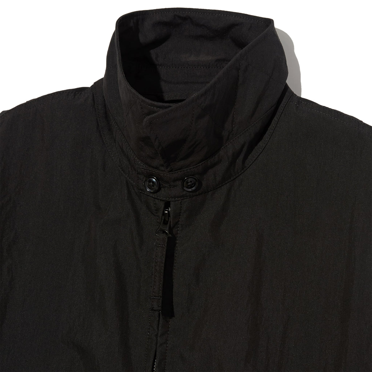 Claigton Jacket - Black Lightweight Nyco Poplin