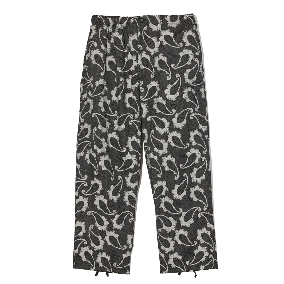 Drawstring Pant - Black/Grey CP Paisley Jacquard