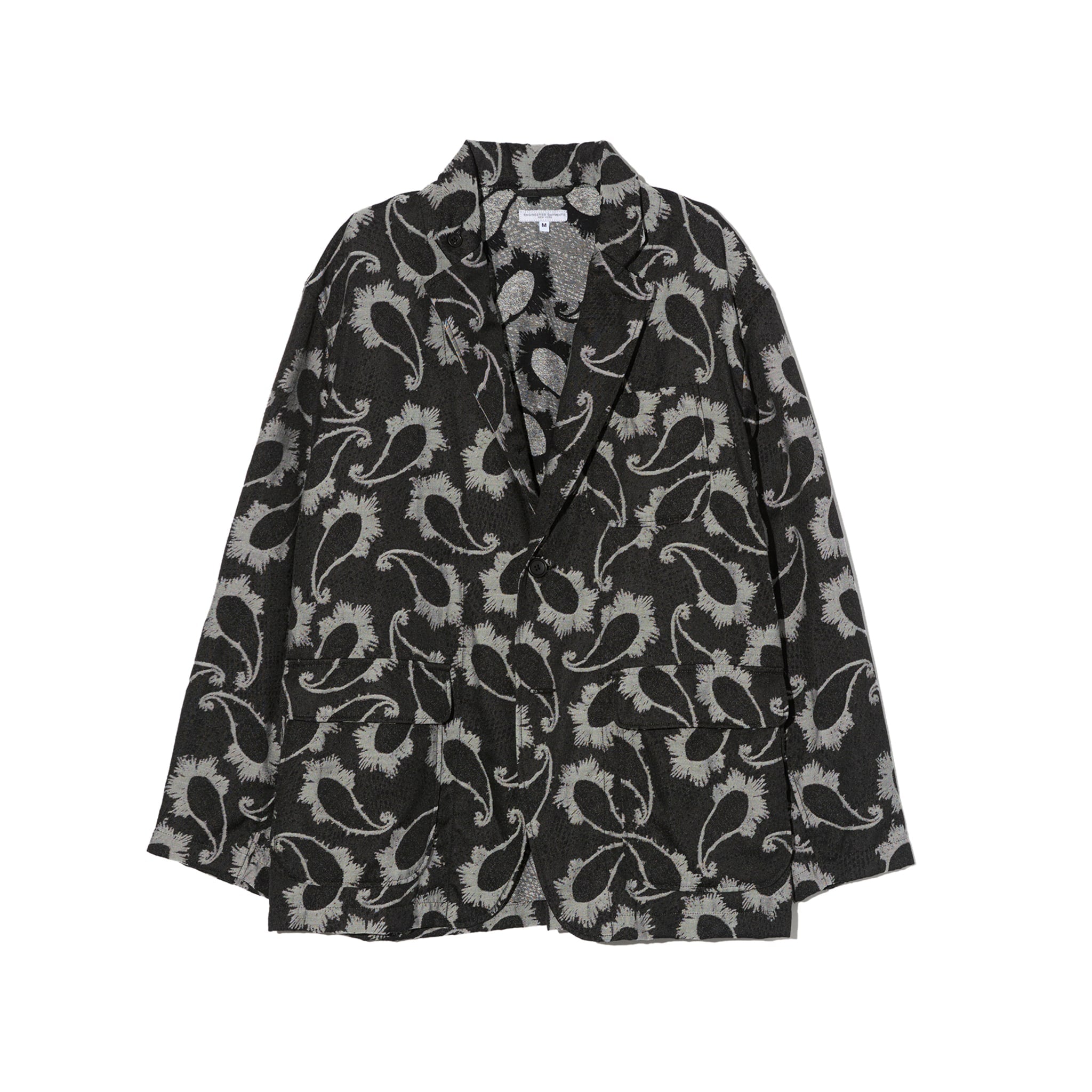 Loiter Jacket - Black/Grey CP Paisley Jacquard