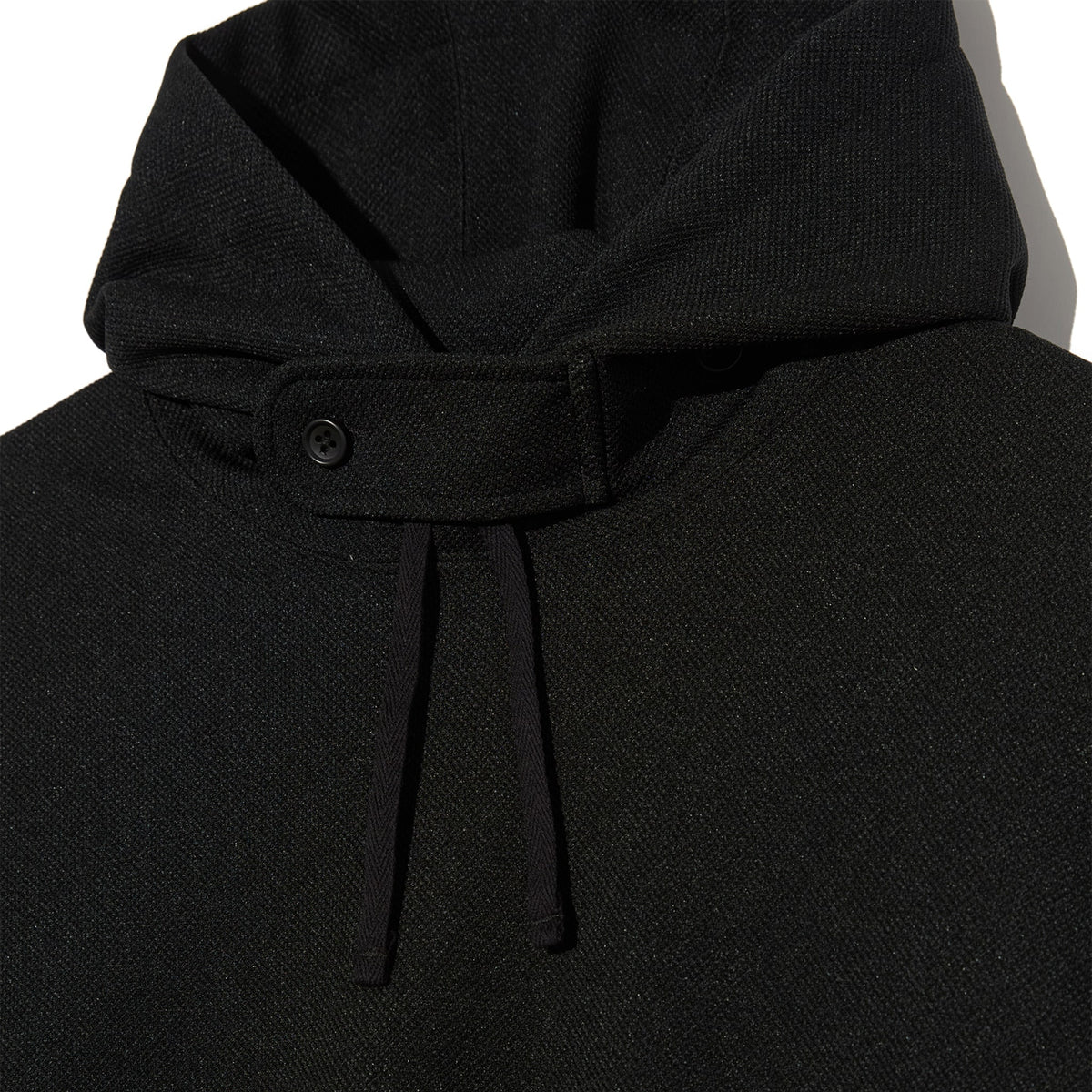 Short Sleeve Hoody - Black Diamond Poly Knit