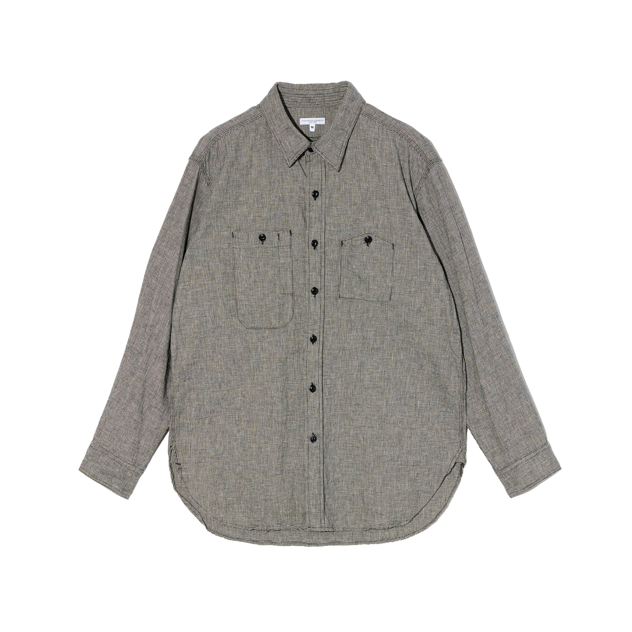 Work Shirt - Black/Grey CL Houndstooth