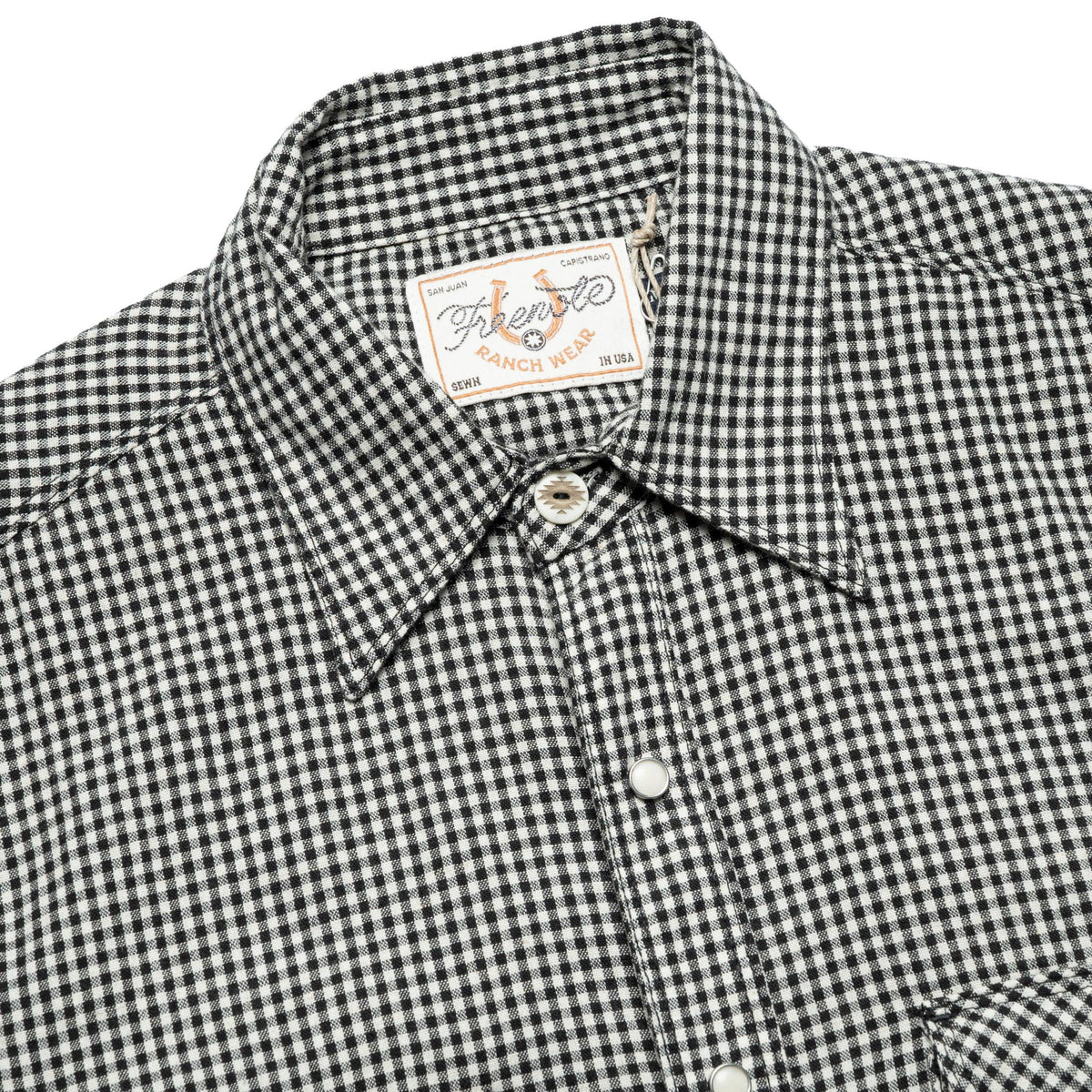 Bodie S/S - Black Gingham