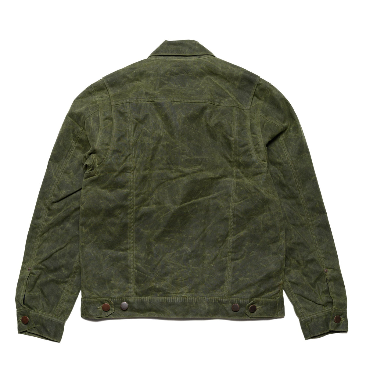 RJ-1 Riders Jacket Waxed Canvas - Olive (Olive Lining)