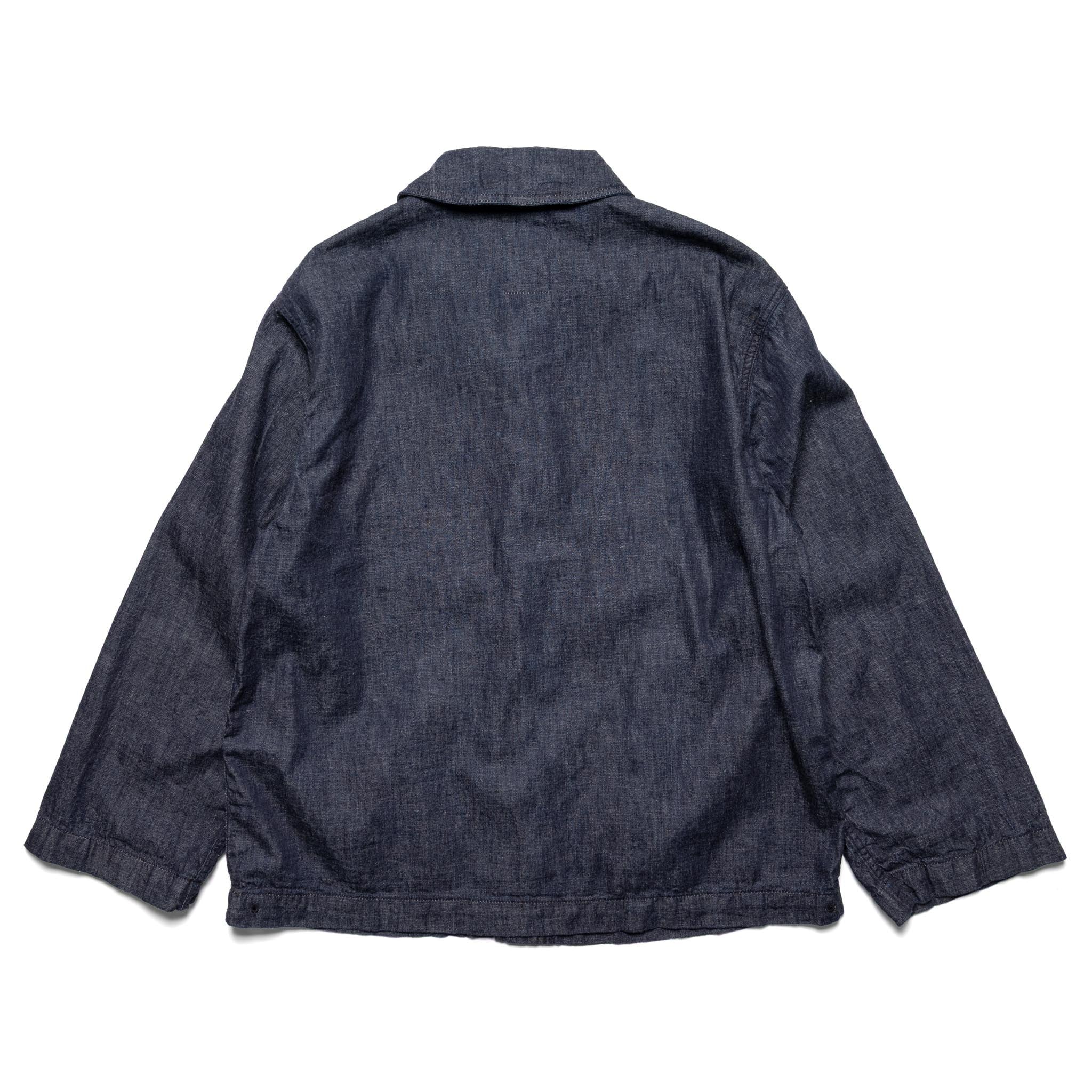 2052-1 USN Shawl Collar Denim Coverall - Indigo