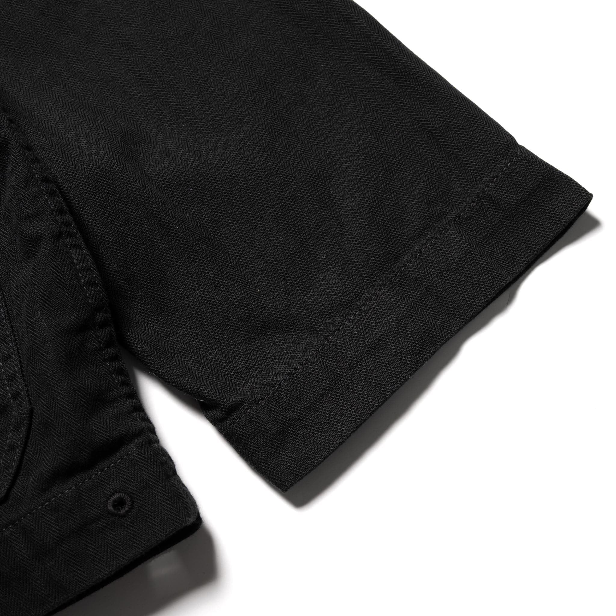 2052-2 USN Shawl Collar Herringbone Coverall - Black