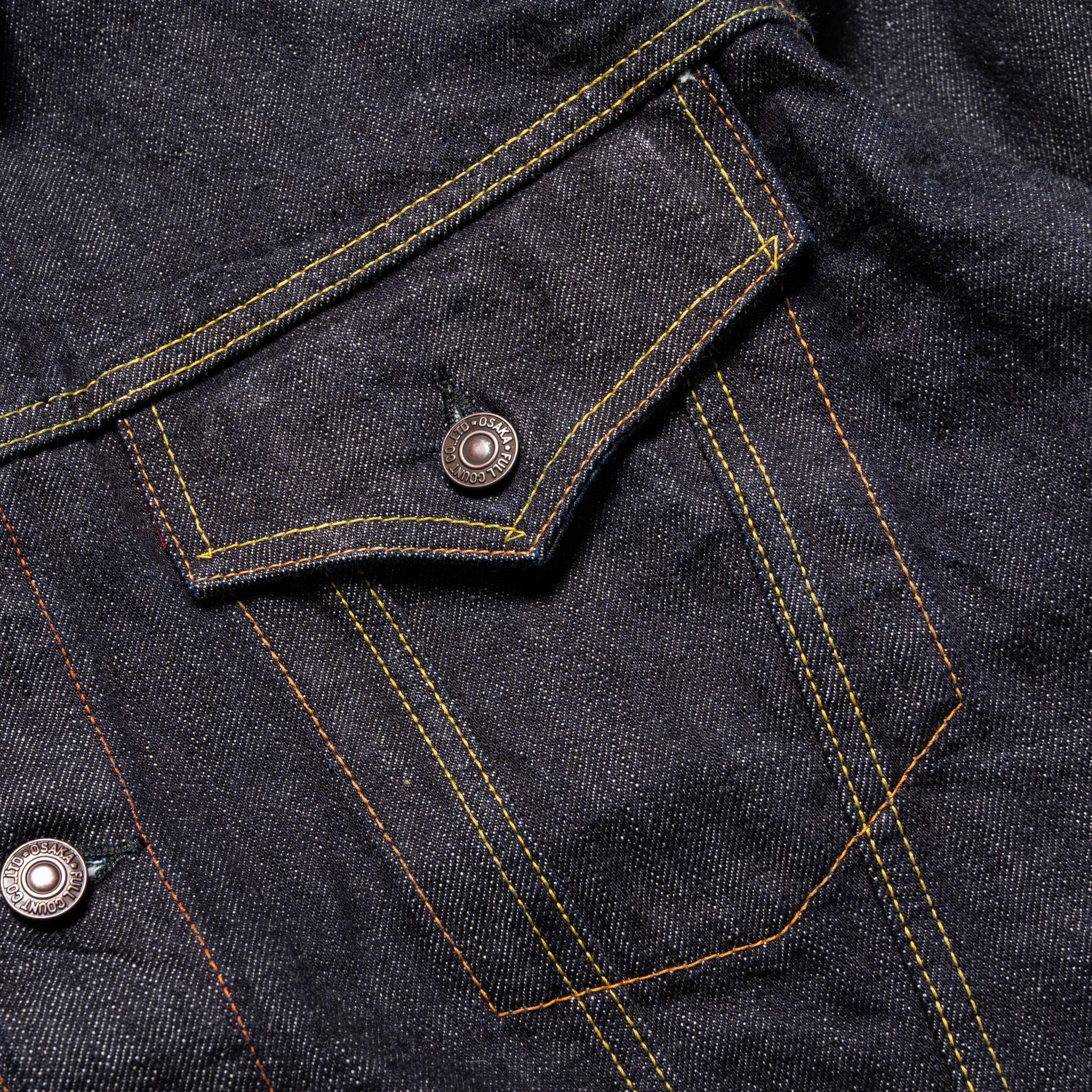 2101XXW-20 Type 3 Jacket Heavy 15.5oz Selvedge Denim