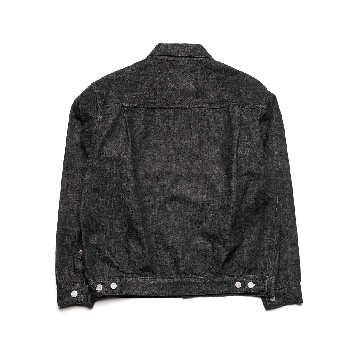 2102BK Type2 Black Denim Jacket Black