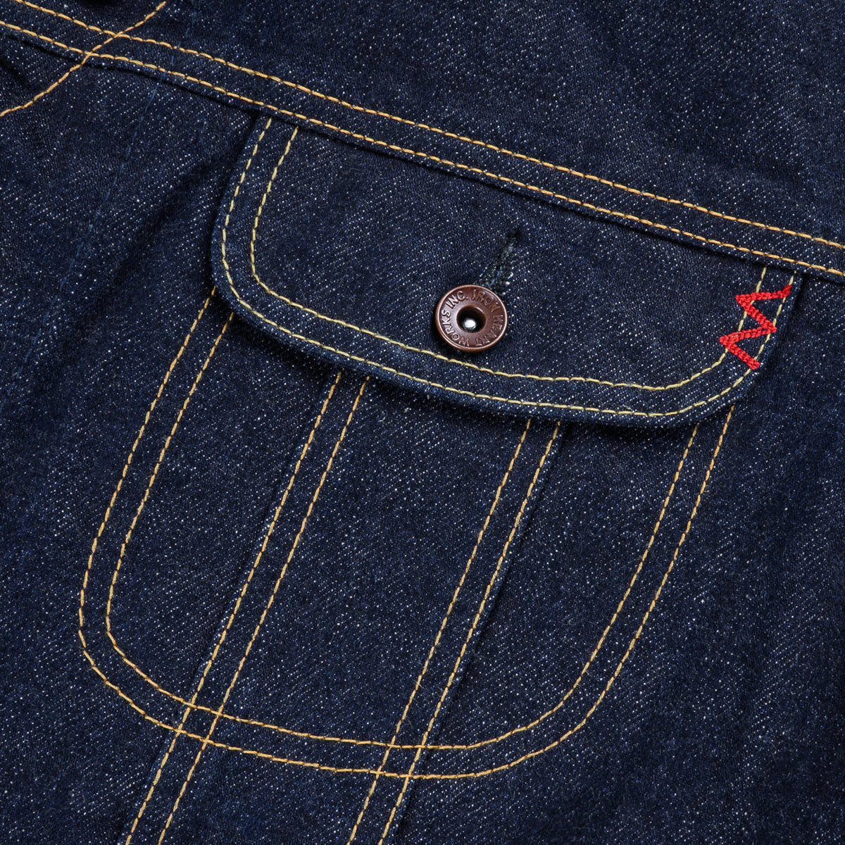 IH-101J-SR 18oz Selvedge Denim Storm Rider Jacket - Indigo