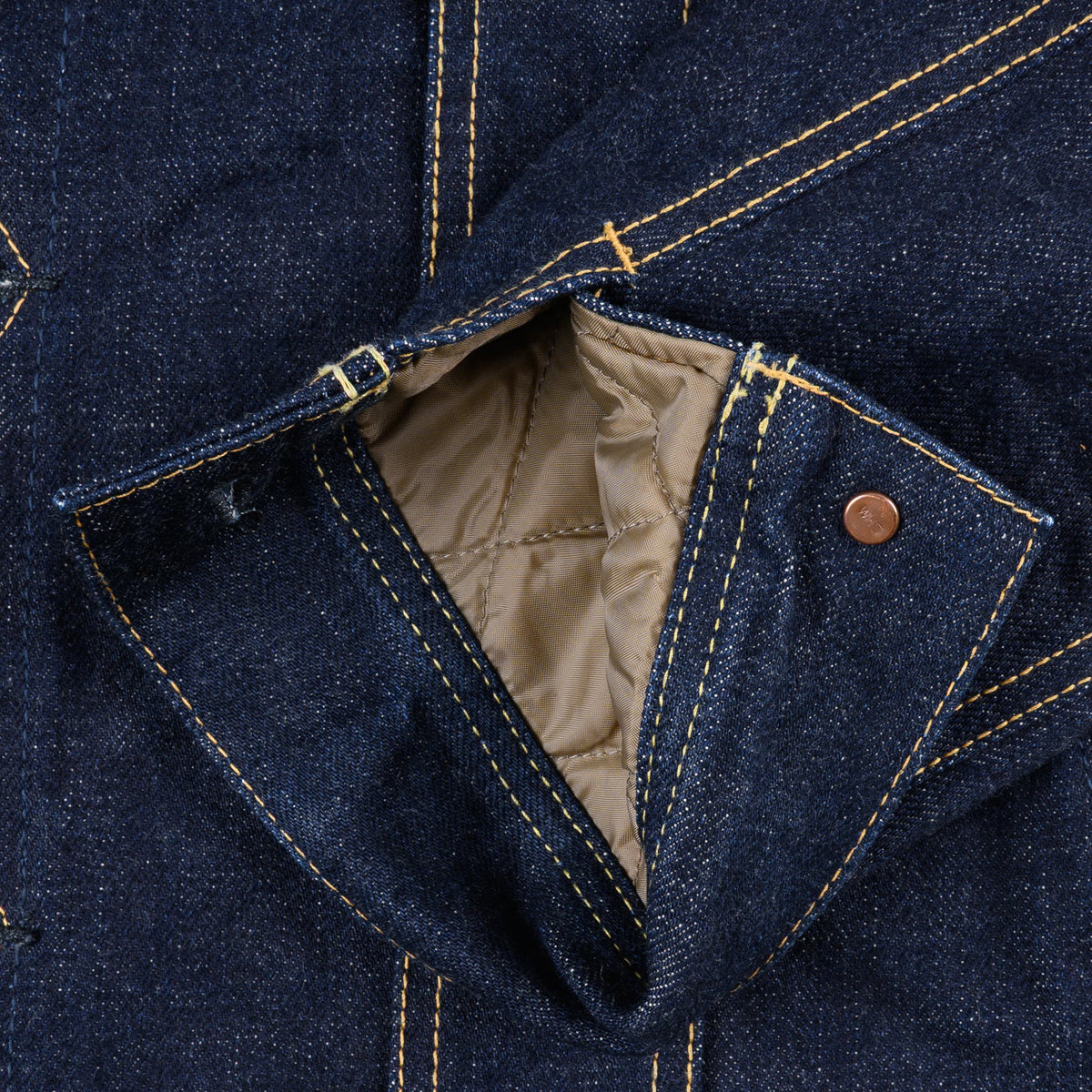 IH-101J-SR 18oz Selvedge Denim Storm Rider Jacket - Indigo
