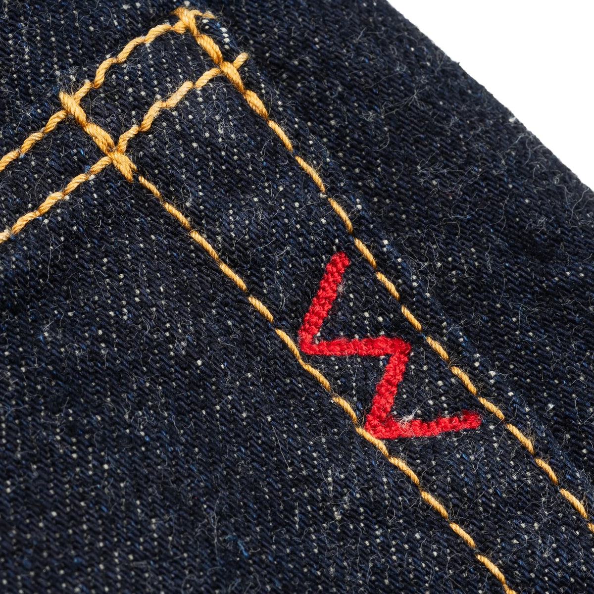 IH-634N 17oz Selvedge Denim Straight Cut Jeans - Natural Indigo