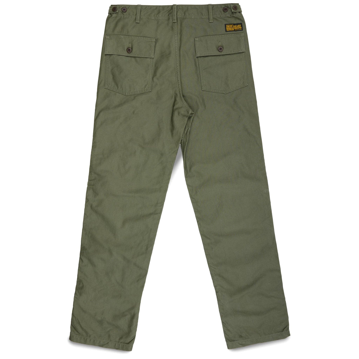 IH-744-GRN 10oz Back Sateen Baker Pants - Army Green