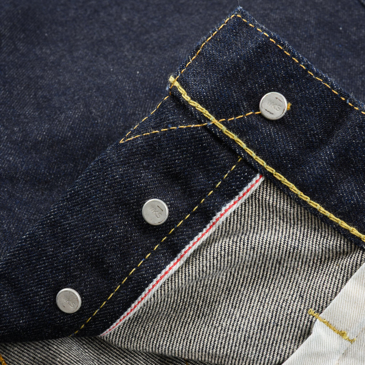 IH-555S-142 14oz Selvedge Denim Slim Cut Jeans - Indigo