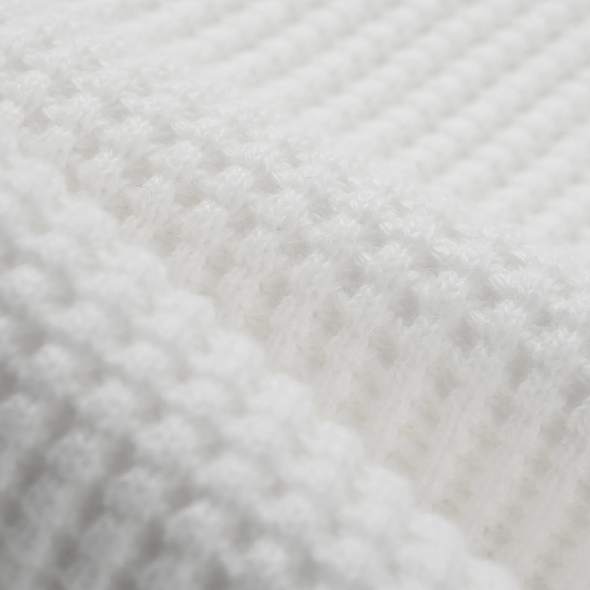 IHTL-1301-WHT Waffle Knit Long Sleeved Crew Neck Thermal Top - White