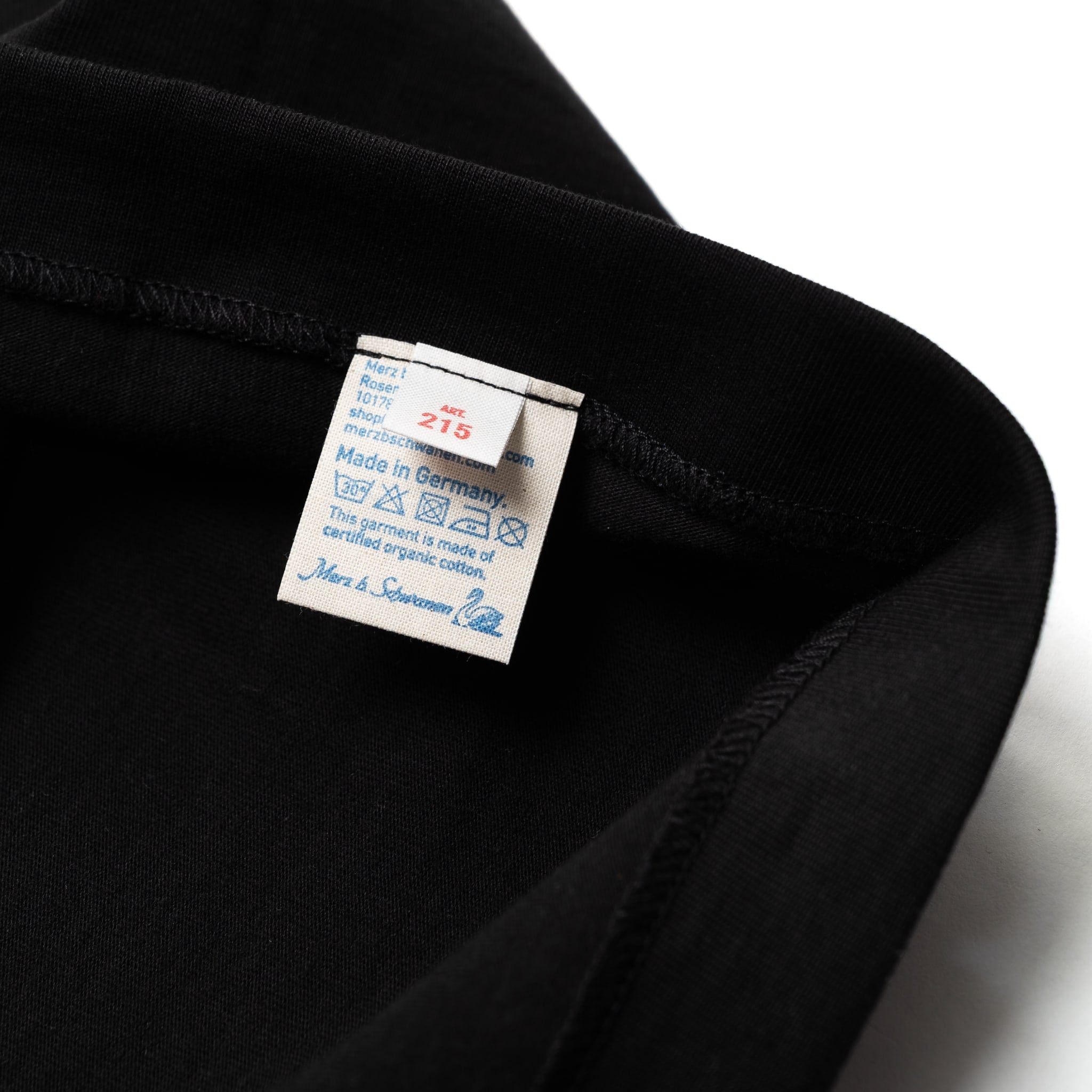 215.99 Loopwheeled Classic Fit T-shirt - Black