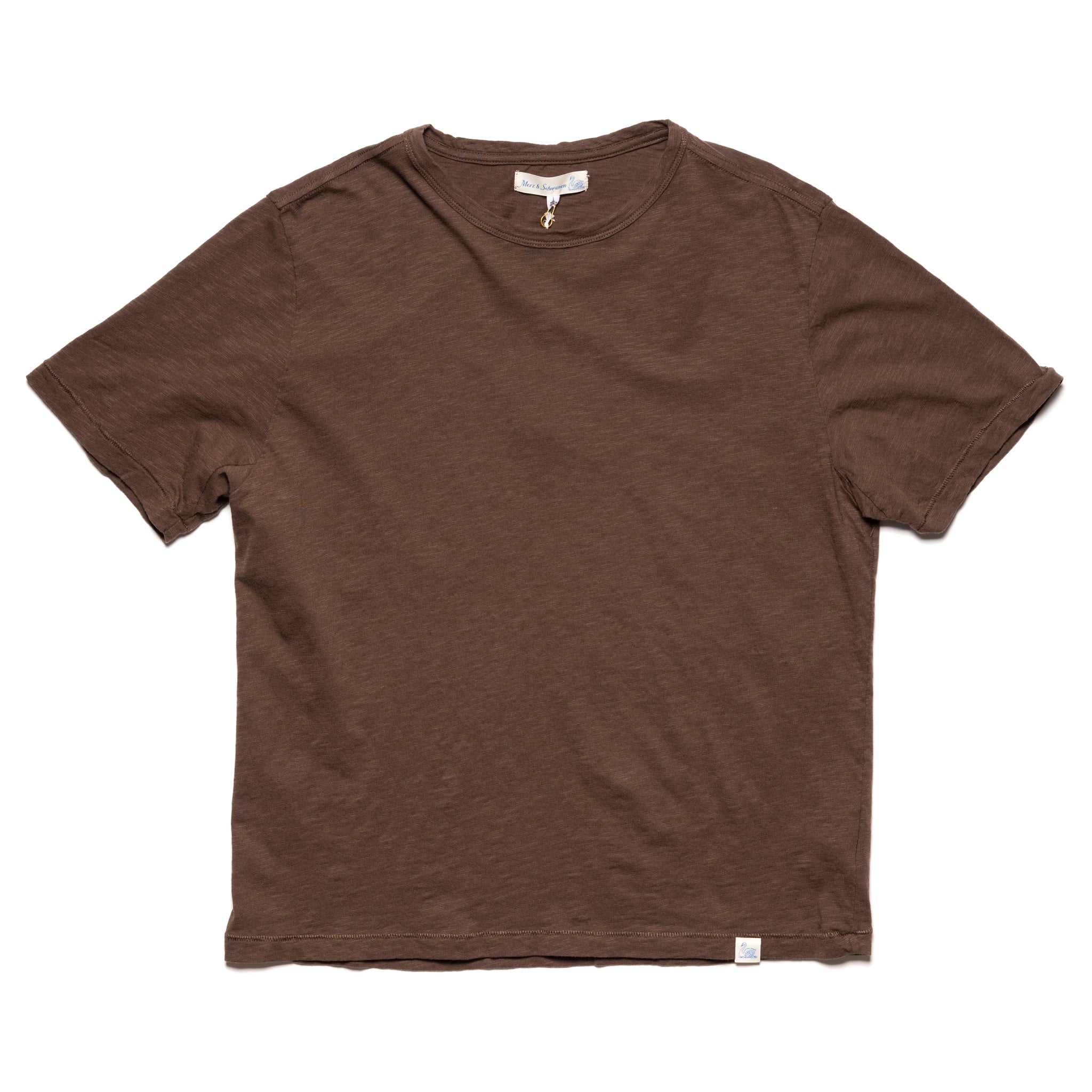 SCT04.192 Slub Pima Cotton T-Shirt - Chocolate