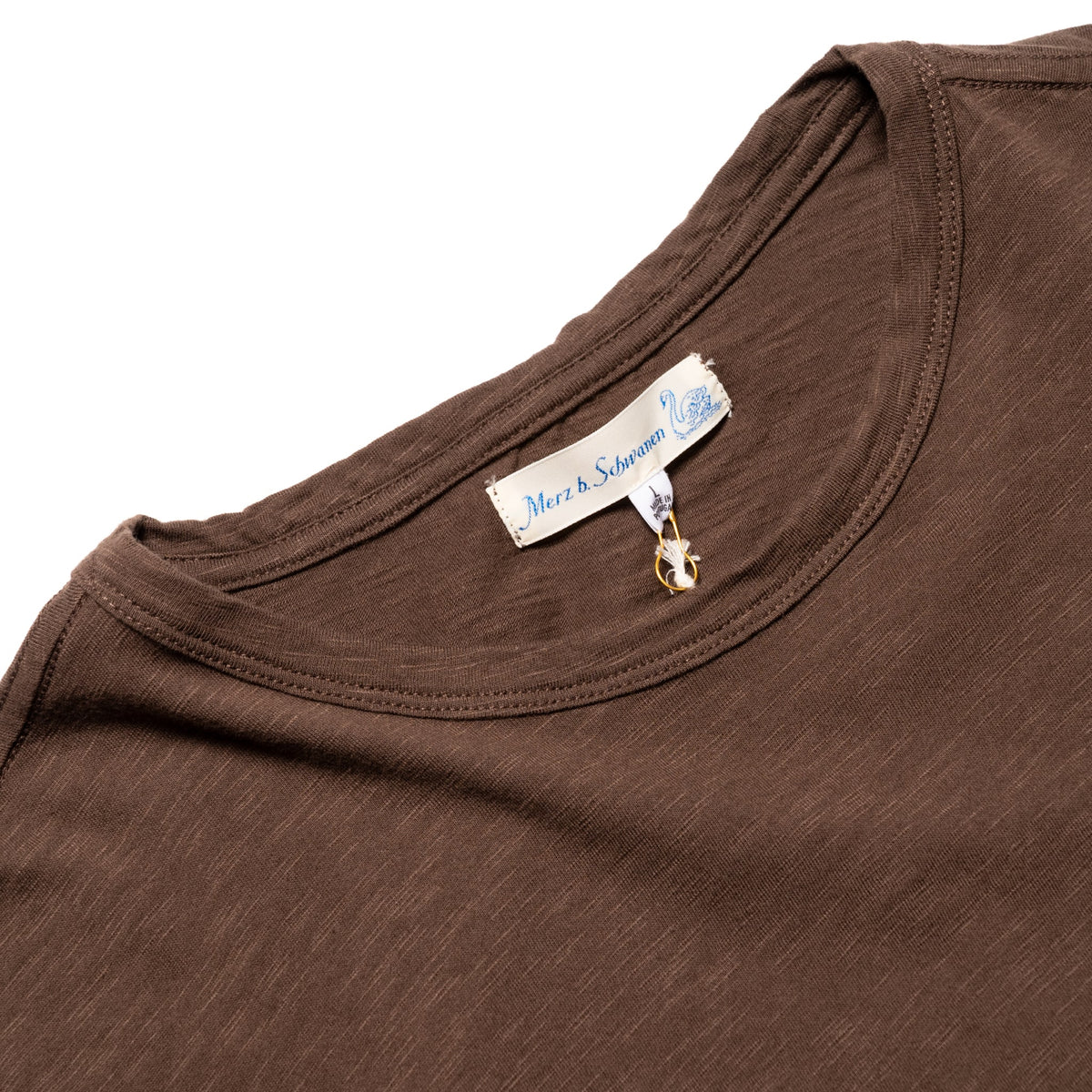 SCT04.192 Slub Pima Cotton T-Shirt - Chocolate