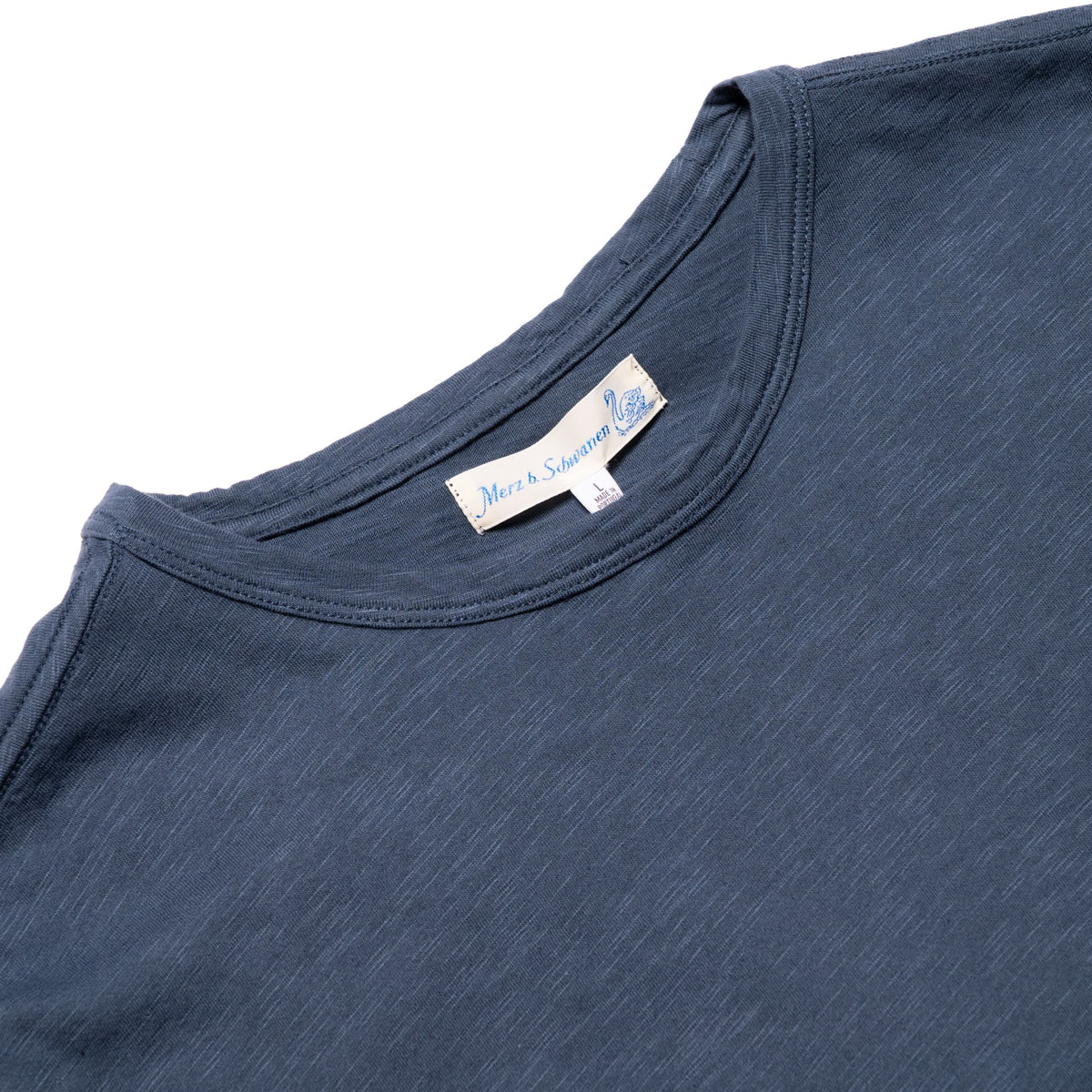 SCT04.65 Slub Pima Cotton T-Shirt - Denim