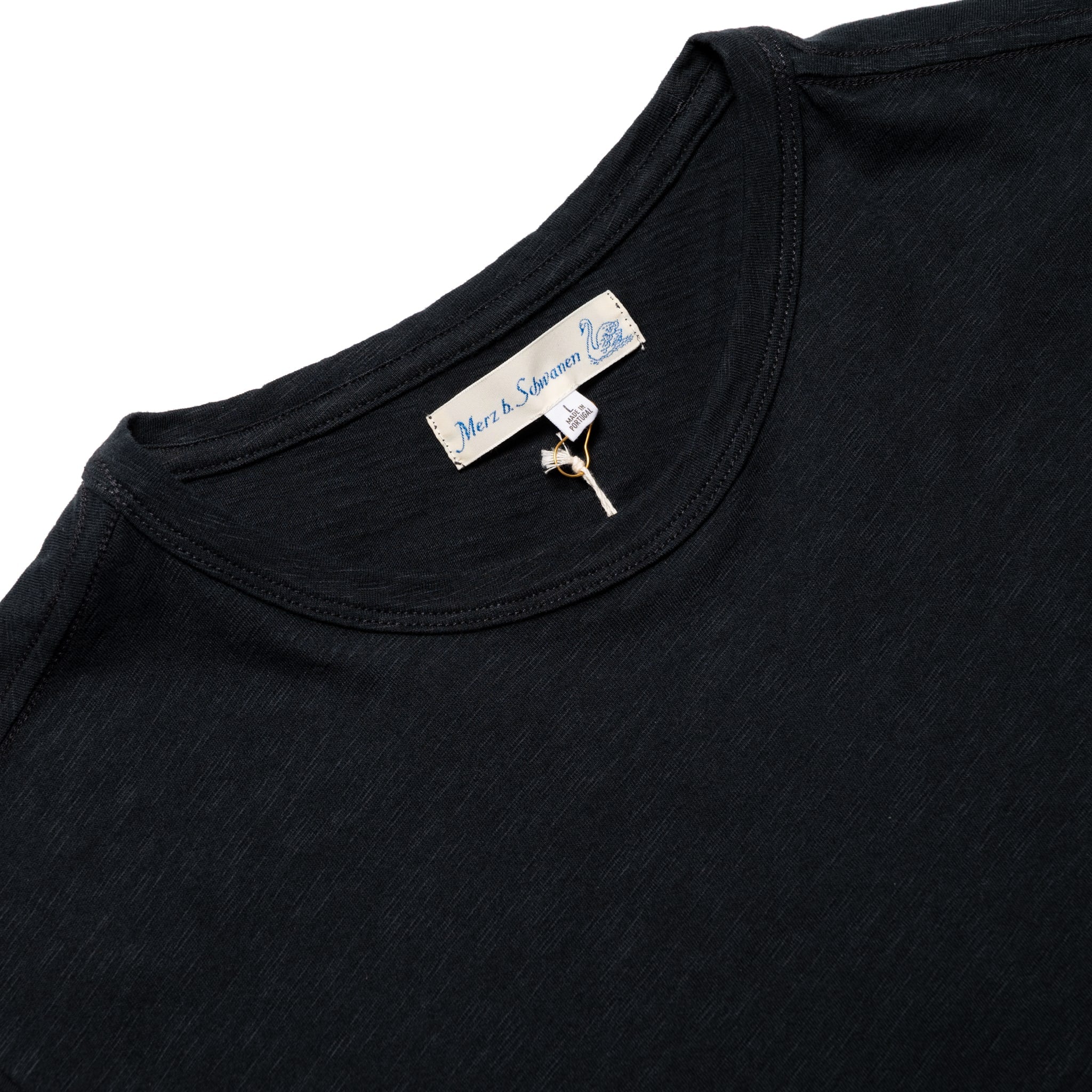 SCT04.99 Slub Pima Cotton T-Shirt - Deep Black