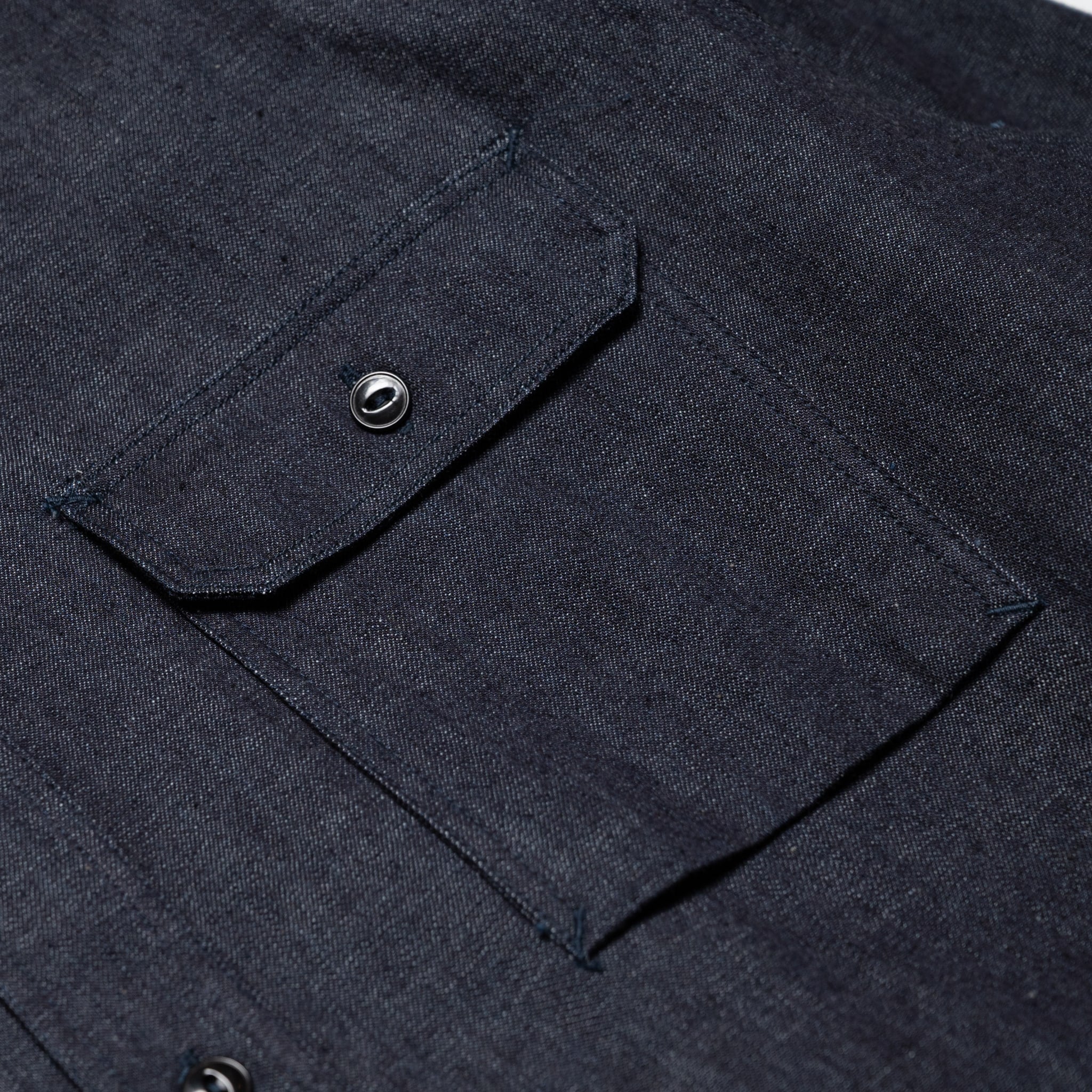 MALS1000 Triple Stitch L/S Denim Shirt