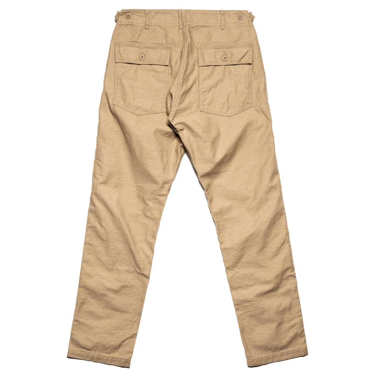 Slim Fit Fatigue Pants - Sand Beige