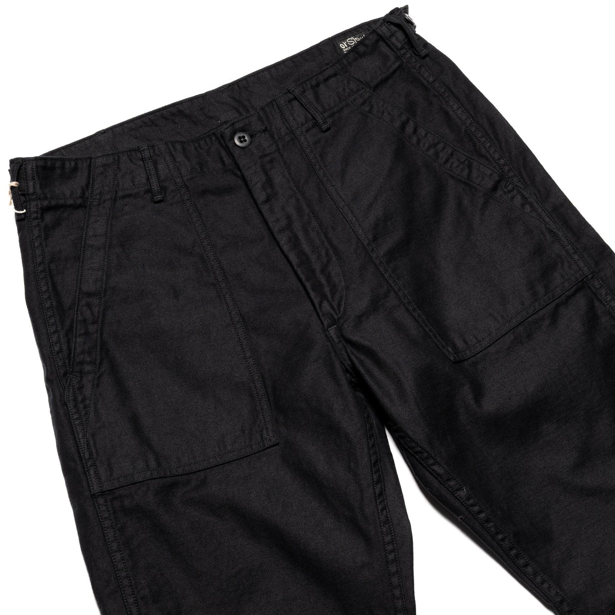 Slim Fit Fatigue Pants - Black