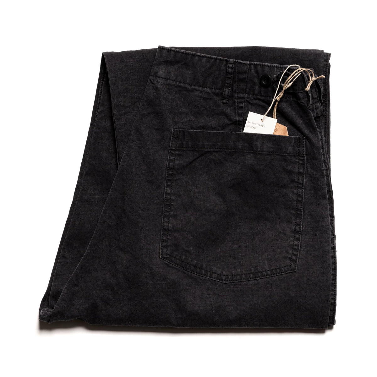Summer Fatigue Pants - Black