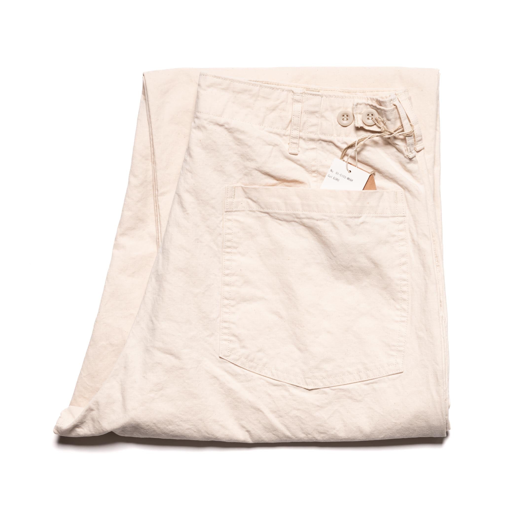 Summer Fatigue Pants - Ecru